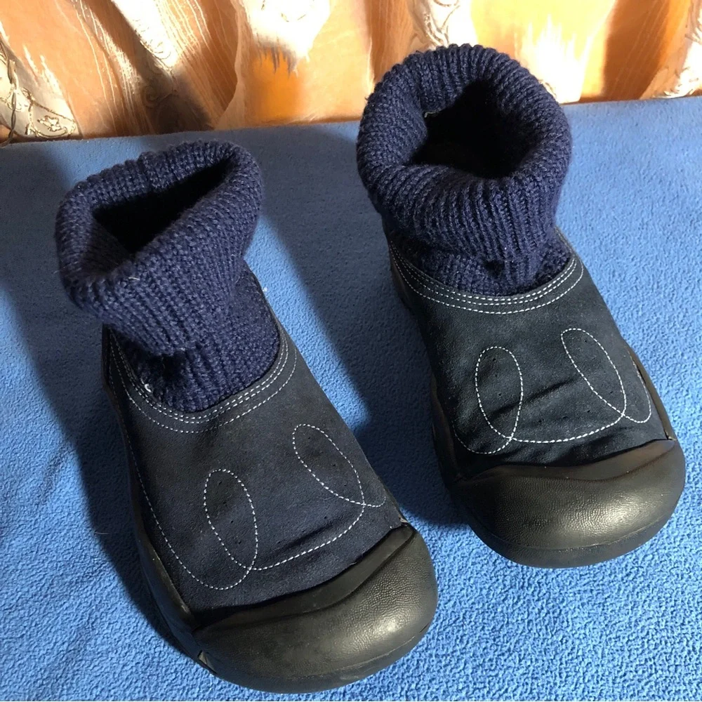 Keen Slip on Eva Knit Cuff Midsole Boots